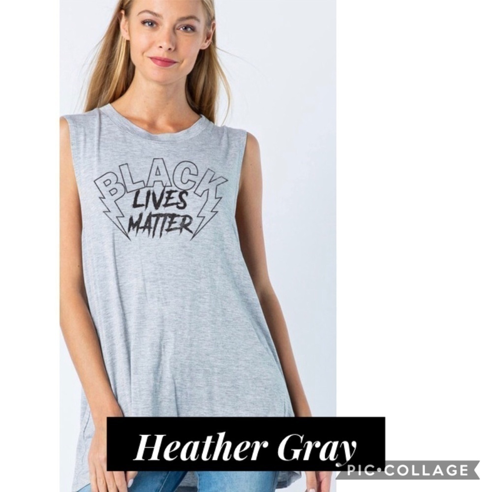 Heather Gray T-Shirt - Black Lives Matter